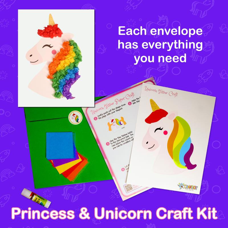 20 Crafts in a Box - Simple Paper Crafts for Kids Ages 3-8 - Low Mess - Easy to complete - All-Inclusive