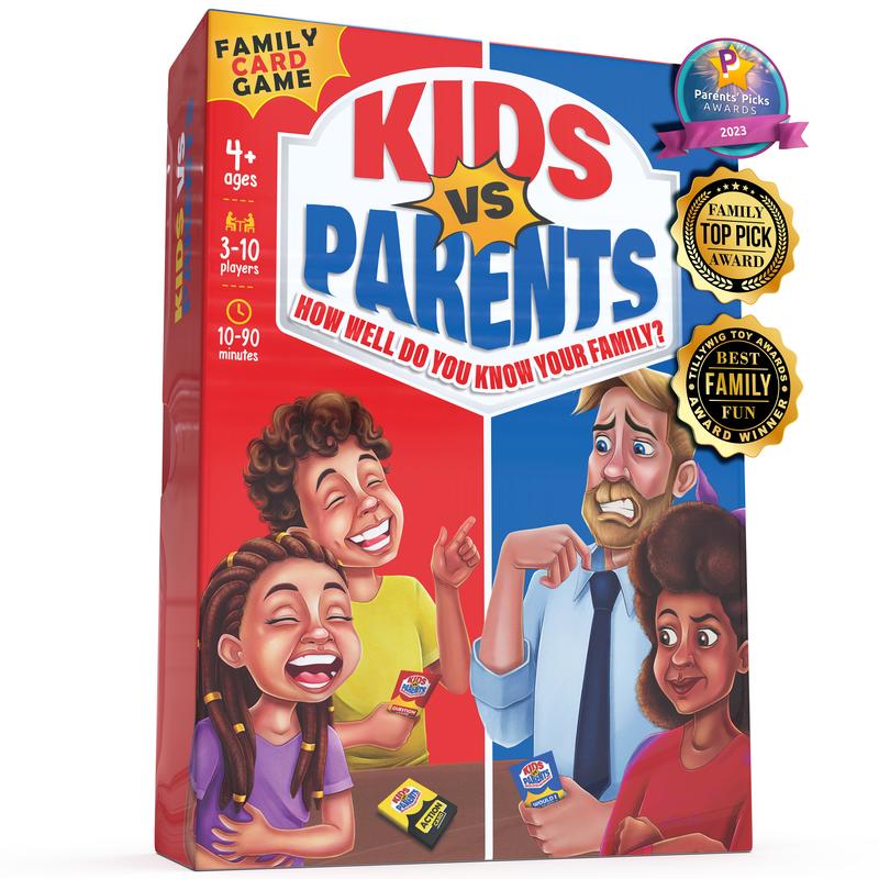 Kids VS Parents - Family Game for Kids 4-12 | Games for Family Game Night | Fun Kids Card Games