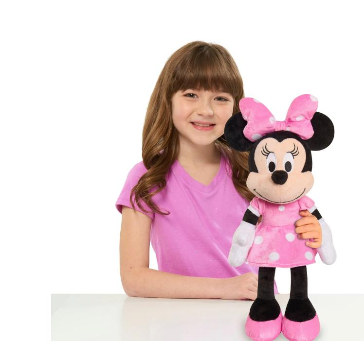 Minnie Mouse 19-inch Plush Stuffed Animal for Kids - Educational and Fun