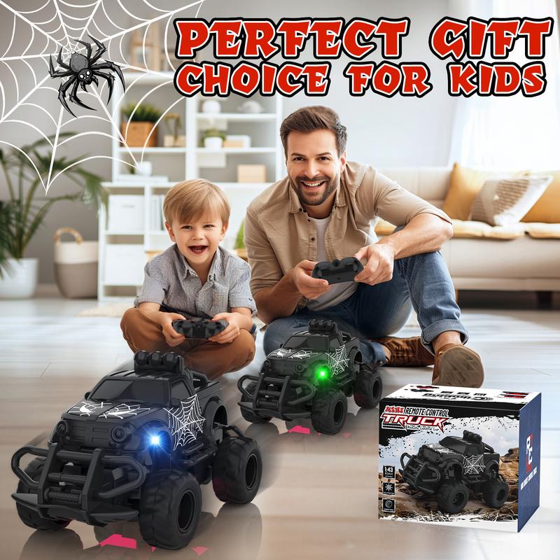 Remote Control Car for Boys 4-7, 1:43 Scale Mini RC Cars for Kids 3-5, RC Truck Christmas Birthday Gift for Toddlers 3 4 5 6 7 8 Year Old Boys (Black) rc car offroad  rc