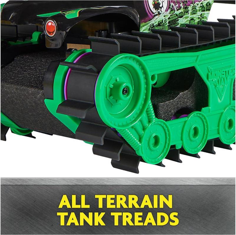 YKTK1 Official Grave Digger Trax All-Terrain Remote Control Outdoor Vehicle, 1:15 Scale, Kids Toys for Boys and Girls Ages 4-6+