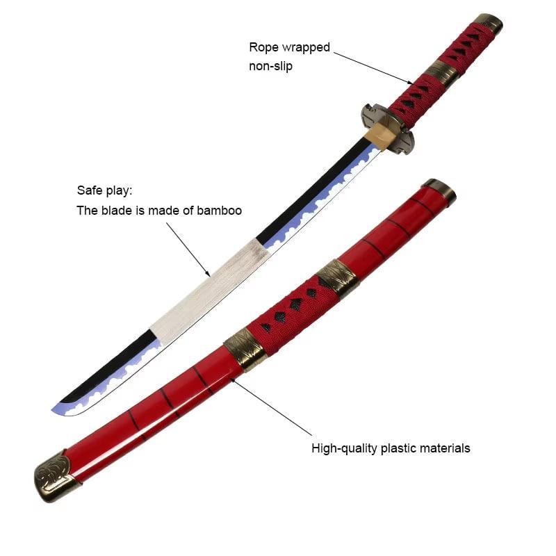 New Anime Cosplay Wood Swords 80Cm Katana Yama Enma Japanese Samurai Sword Katana Original