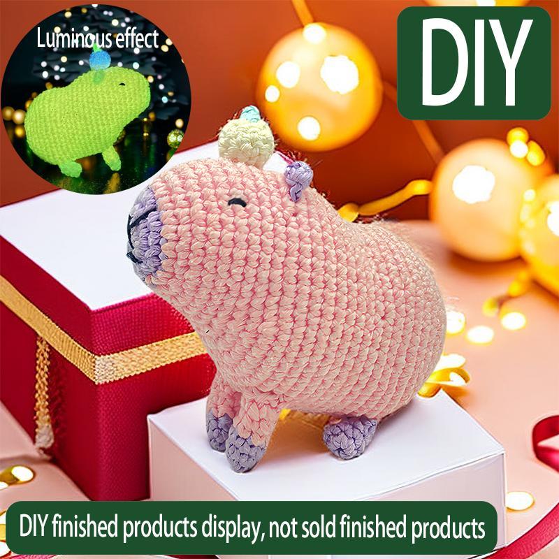 Luminous Yarn (1 Roll), DIY Yarn for Crochet, Knitting, Handmade Knitting Yarn for DIY Craft