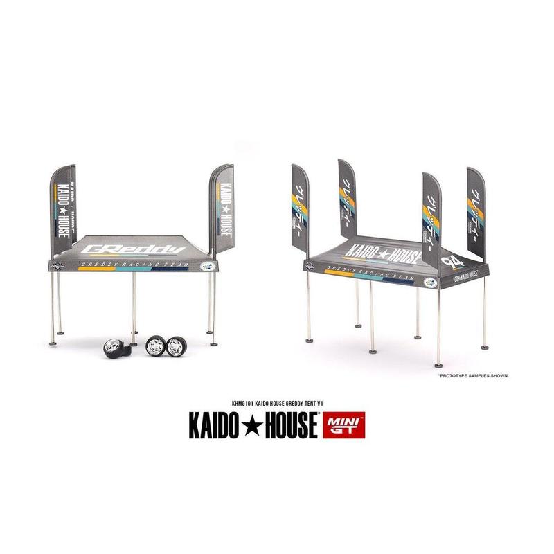 Kaido House Greddy Tent V1 Kaido House x Mini GT