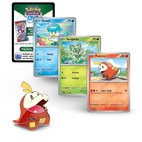 Pokemon TCG Paldea Collection Fuecoco, Sprigatito, and Quaxly 3 Box Set