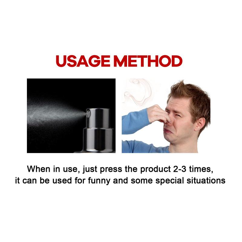 Dowmoo Fart Pepper Spray, Liquid Odor Pranks Portable Spray For April Fool's Day Pranks