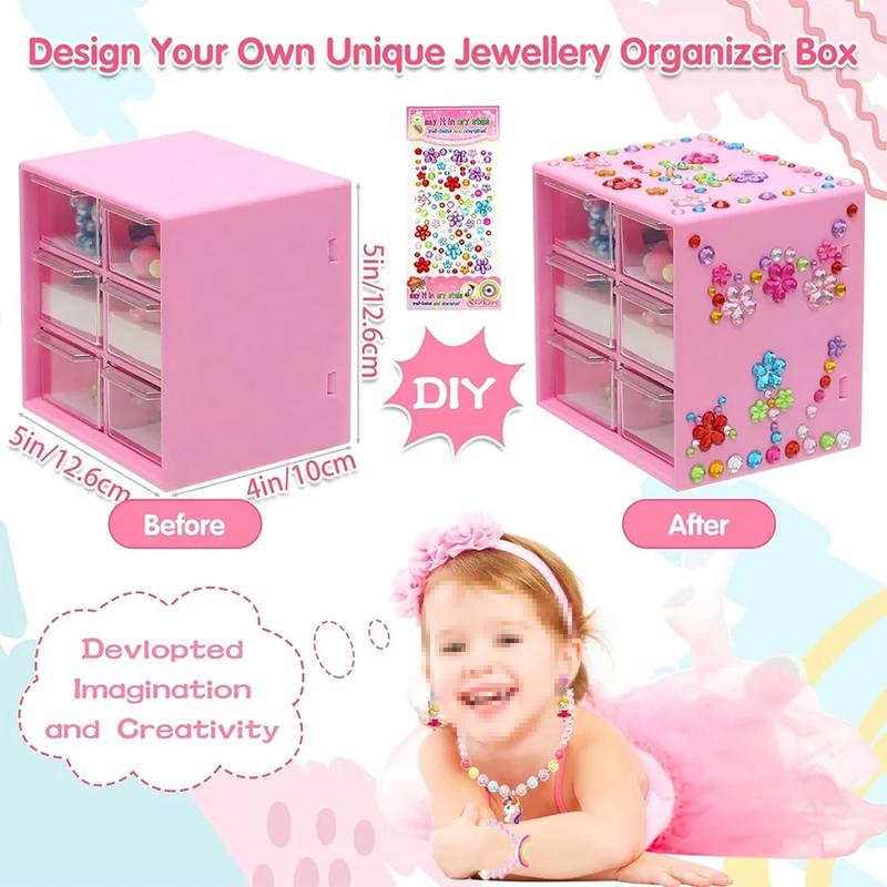 Pretend Play Toy for Little Girl Princess Toys Birthday Gift Christmas Jewelry Toy for Kid Girls Age 4 5 6 7 8 9 10 Years