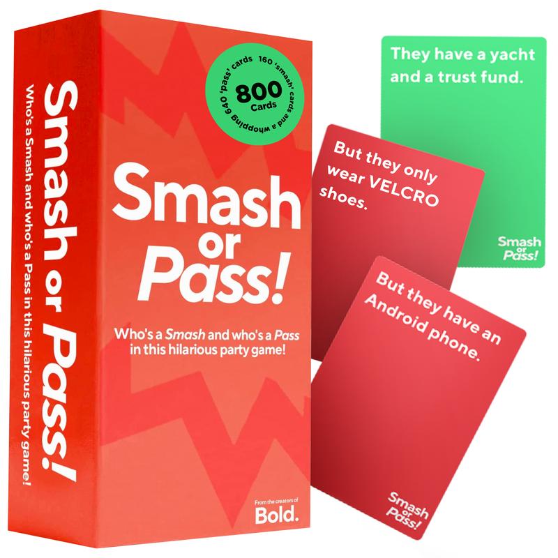 Smash or Pass - The Hilarious Game Night Adult Card Game