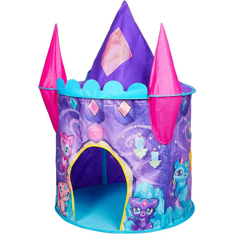 Magic Mixies Castle Play Tent for Girls and Boys, Easy Set-up for Instant Play, Easy to Assemble, Castle Princess Playhouse, 31.5” x 45.28” (DxH)