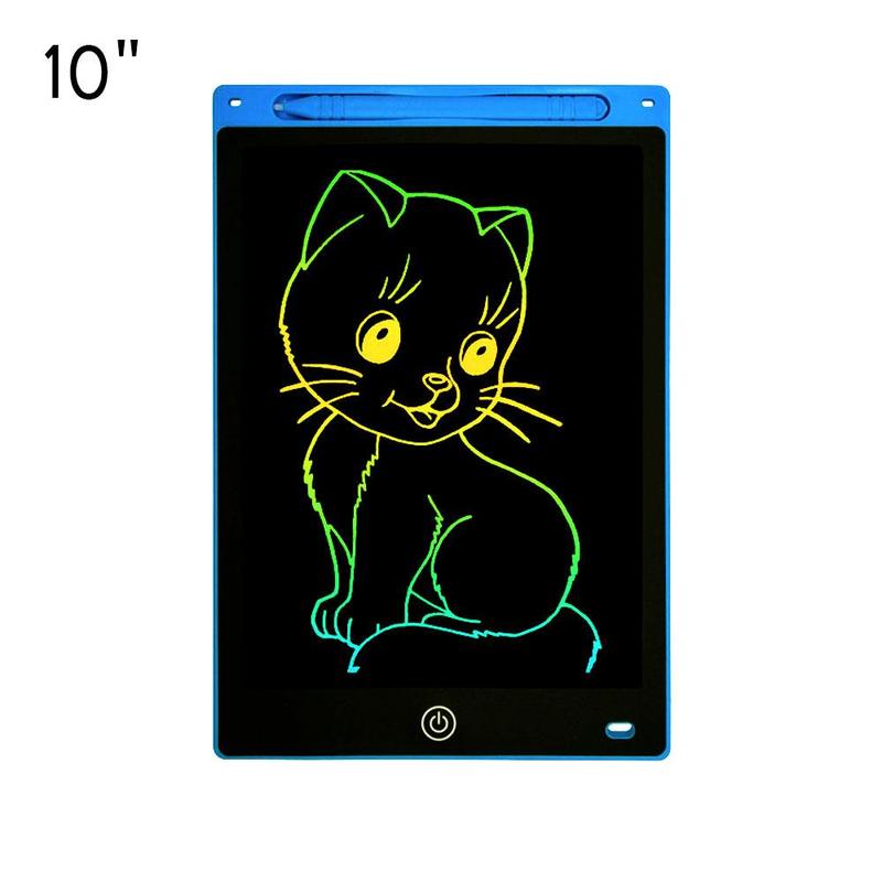 10 Inch LCD Drawing Board Electronic Notebook, 1 Count Cute Cartoon Frog Pattern Electronic Drawing Tablet, Portable Electronic Notebook Educational Toys, Drawing Supplies