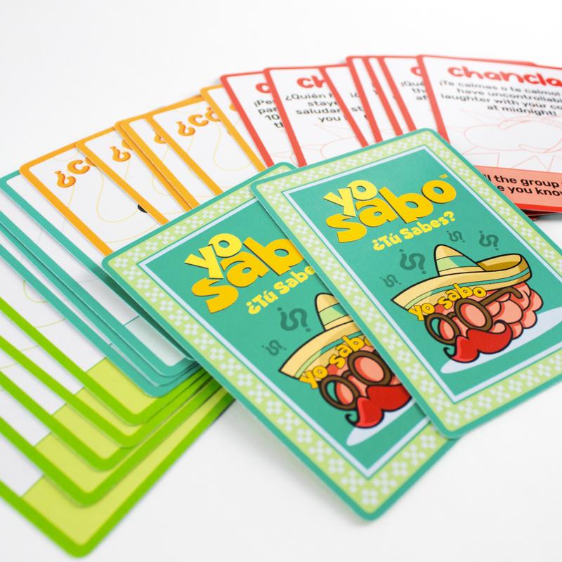 Yo Sabo The Game the New Latino Party Card Game for Family Game Night (Yo Sabo Game, No Sabo Game, Yo Sabo Card Game)