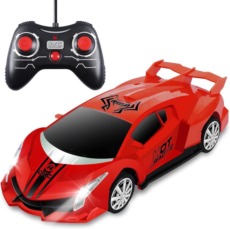 Remote Control Car, 2.4Ghz 1 18 Scale Model Racing Car Toys, RC Car for Kids and Boys with Cool Led Lights, Hobby RC Cars Toys Birthday Gifts for Age 3 4 5 6 7 8-12 Year Old Boys Girls