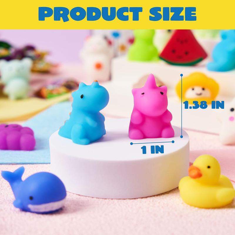 40 Pcs Kawaii Squishes Mochi Anima Squishy Toy For Kids Age 3+ ,Party Favors for kids ,Stress Relief Toy