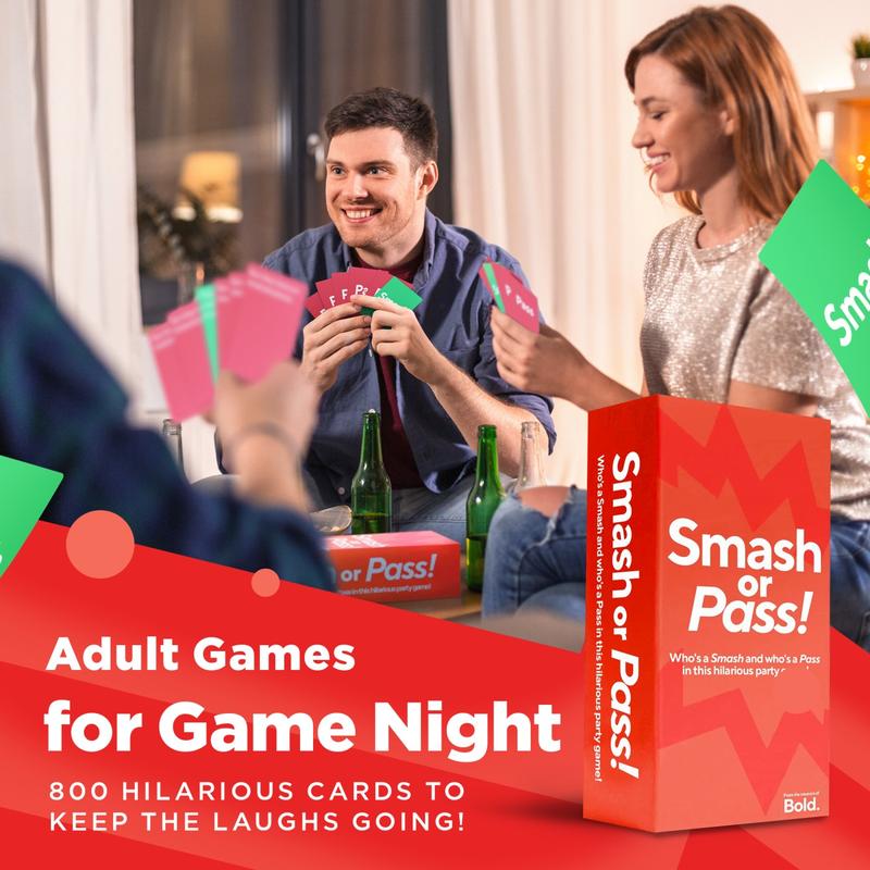 Smash or Pass - The Hilarious Game Night Adult Card Game