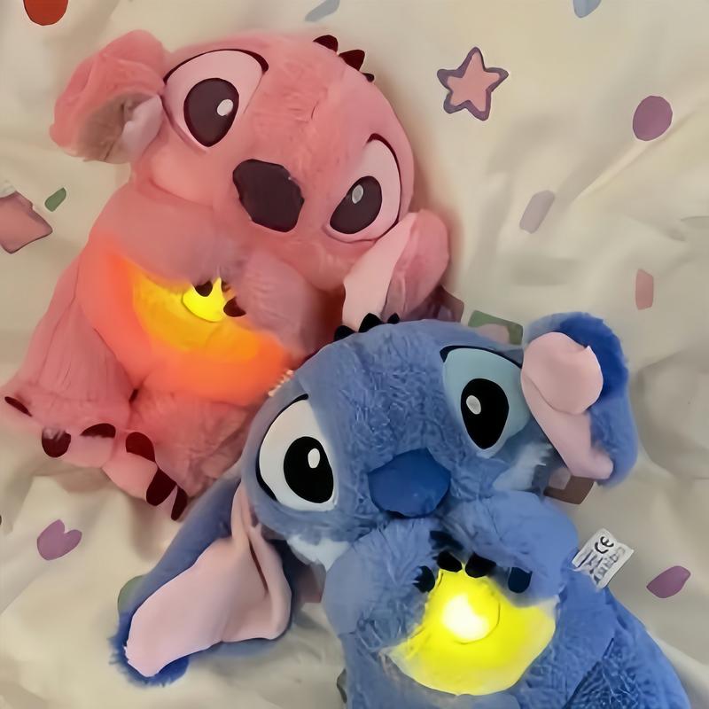 Breathing Animal Plushie S　t　i　t　c　h Soothing plushie with realisticbreathing, lights and music thatrelieves anxiety stitch  plush