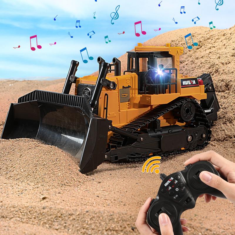 Large RC Construction Vehicles (Excavator, Bulldozer, Loader, dump truck). Educational toy gifts for boys and girls. STEM Toys