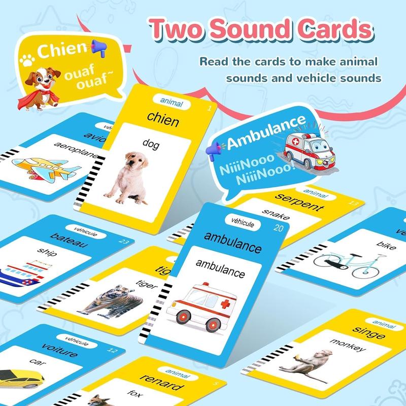 Kids English Learning Speech Therapy Machine Toys Sight Words Educational Cognition Montessori Talking Flash Card Toys, Gifts for Children