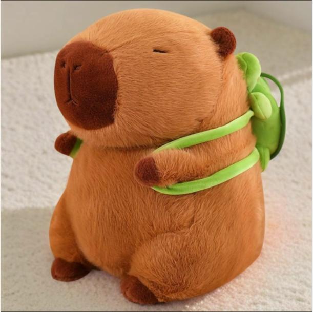 Strawberry Capybara Plush Toy, SummerGifts, Cute Capybara Anime Fluffy Toy,Creative Birthday and Holiday Gift OptionsRoom Decor, Thanksgiving, Chrismats GiftSet Strawberry Capybara