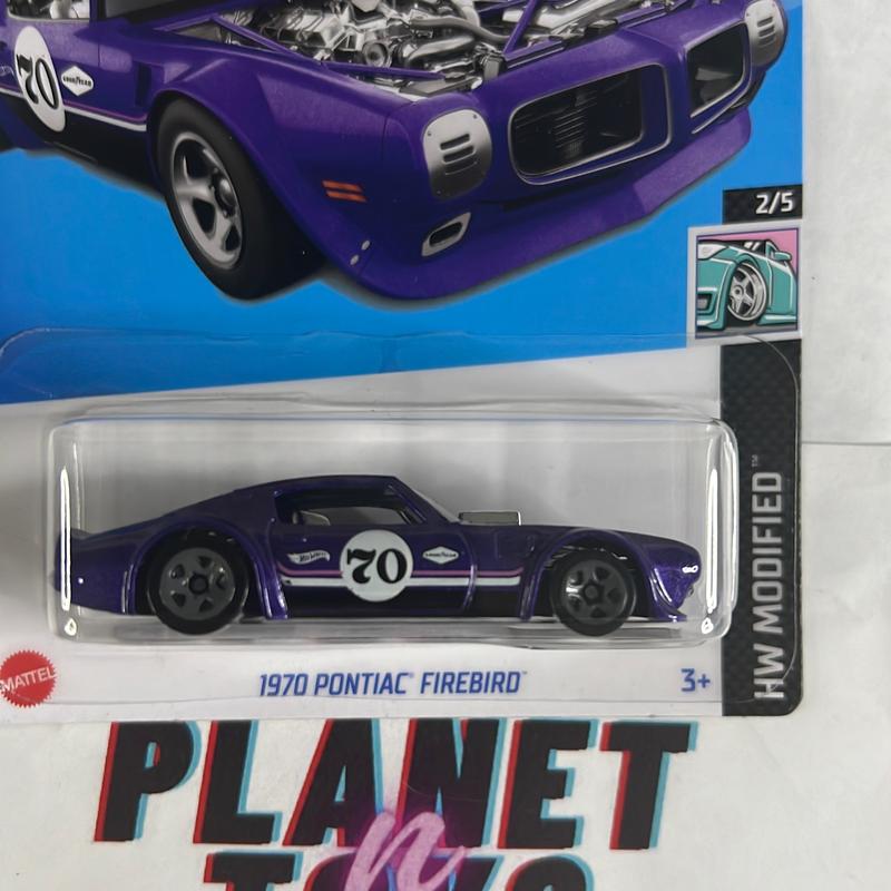 Hot wheels 1970 pontiac firebird diecast car - scale 1:64