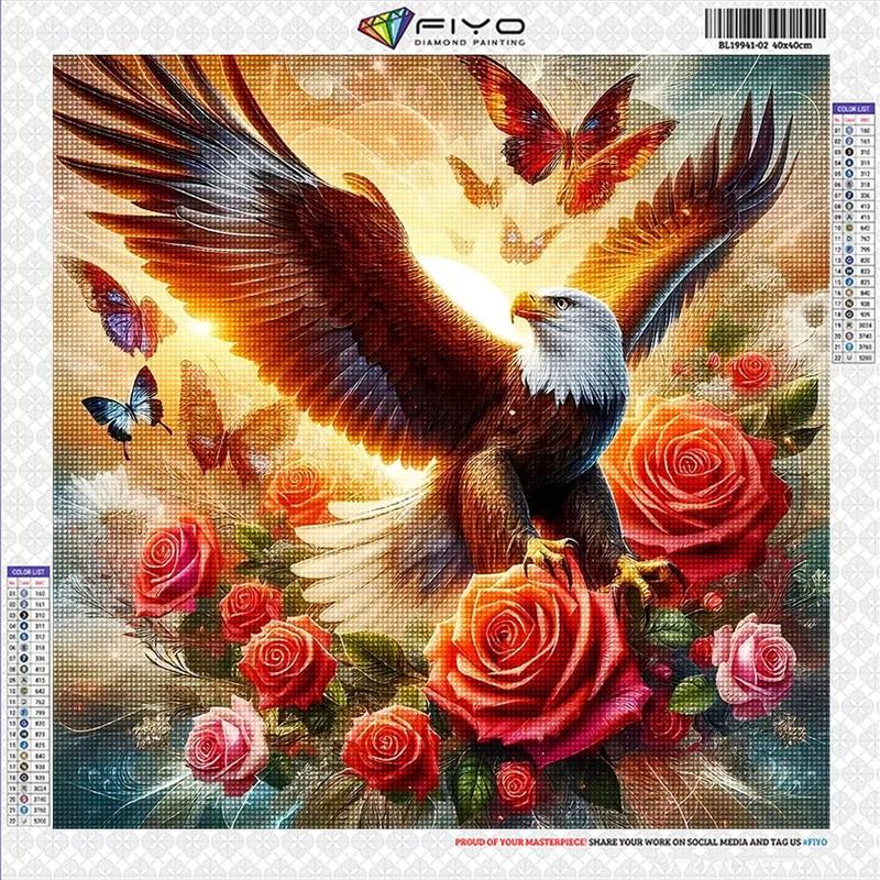 Diamond Painting Kit Eagle New Collection 2024 Diamond Mosaic 5D DIY Cross Stitch Kits Diamond Art Home Decoration