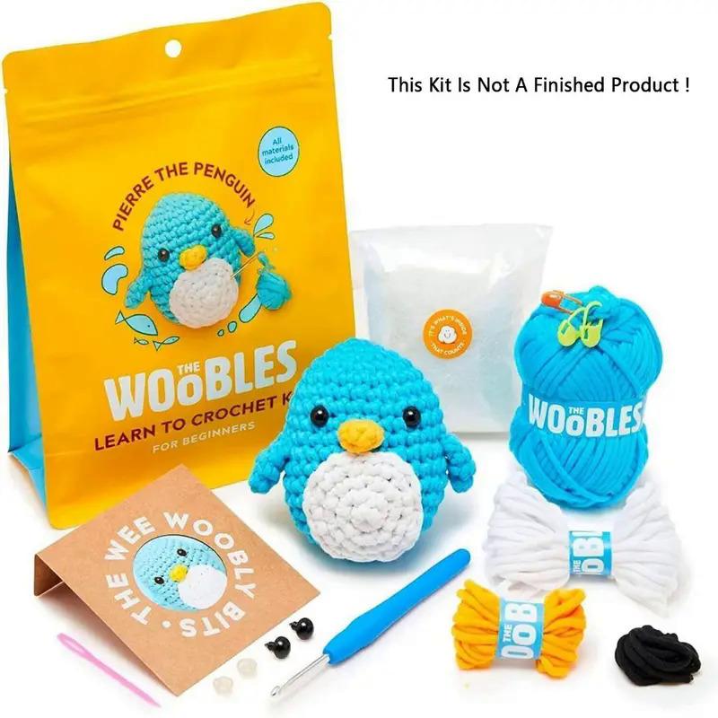 Beginner Crochet Stuffed Animal Kit NEW DIY Set Handmade Yarn Set Kit With Crochet Hooks Cotton DIY Crochet Kit