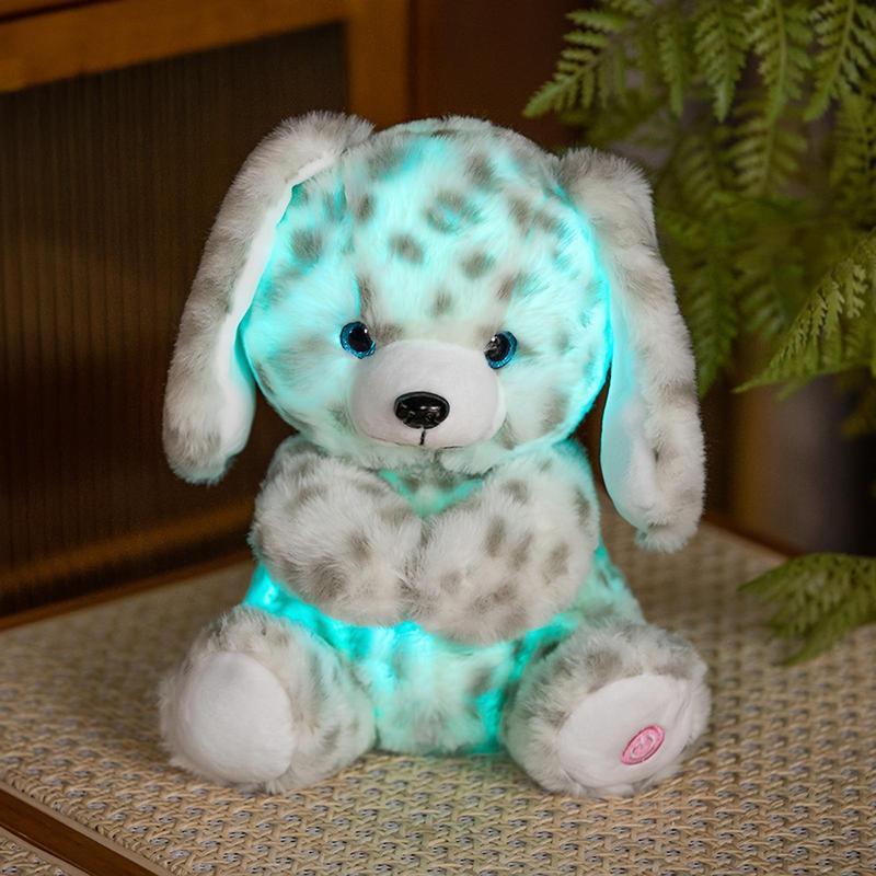 Glow in The Dark Puppy Plush Toy, 1 Count Cute Dog Shape Stuffed Animal Doll, Soft Luminous Plush Toys, Companion for Adults, Perfect Gift for Birthdays