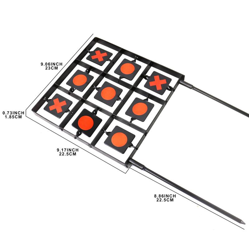 Interactive Shooting Training Game with 9-Square Grid Target and Accessories