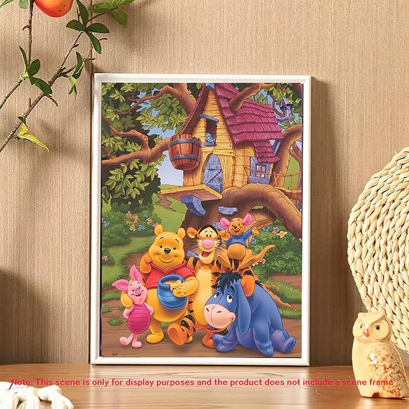 Cartoon Pattern DIY Diamond Art Painting Without Frame, DIY 5D Diamond Arts Painting Kit, Wall Art Decor For Home Living Room Bedroom