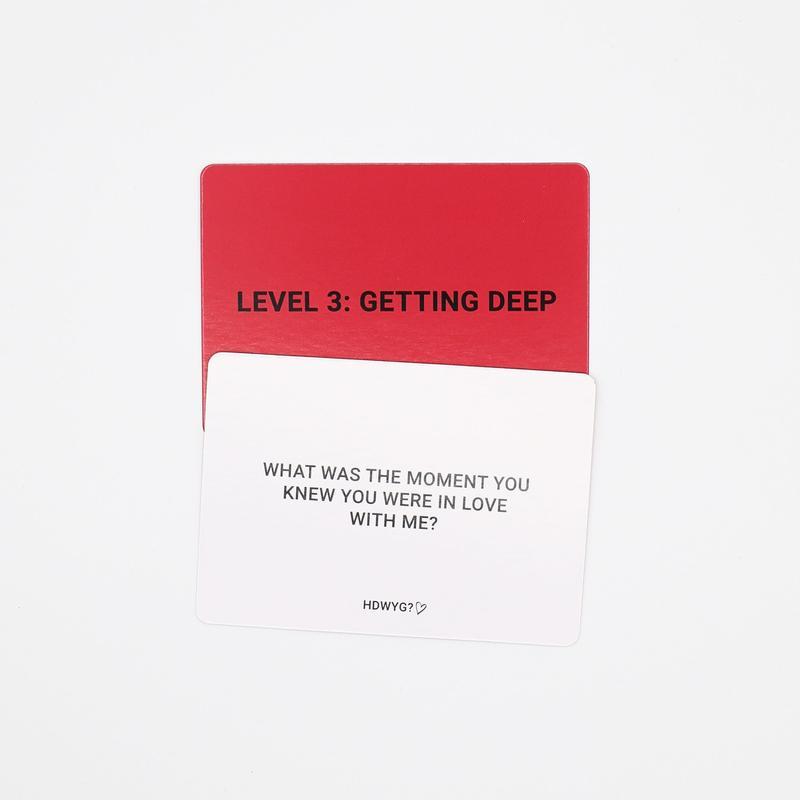 HOW DEEP WILL YOU GO? For Lovers - Deep Question Card Game For Couples To Deepen Connection