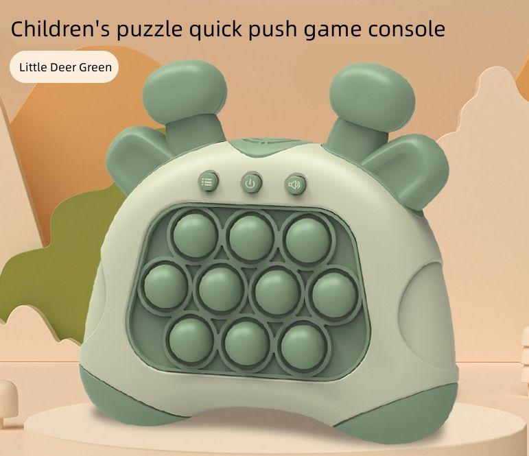 Quick Fast Push Game Console Electronic Pop It Game Light Up Pop It Pro Fast Push Puzzle Game Quick Push