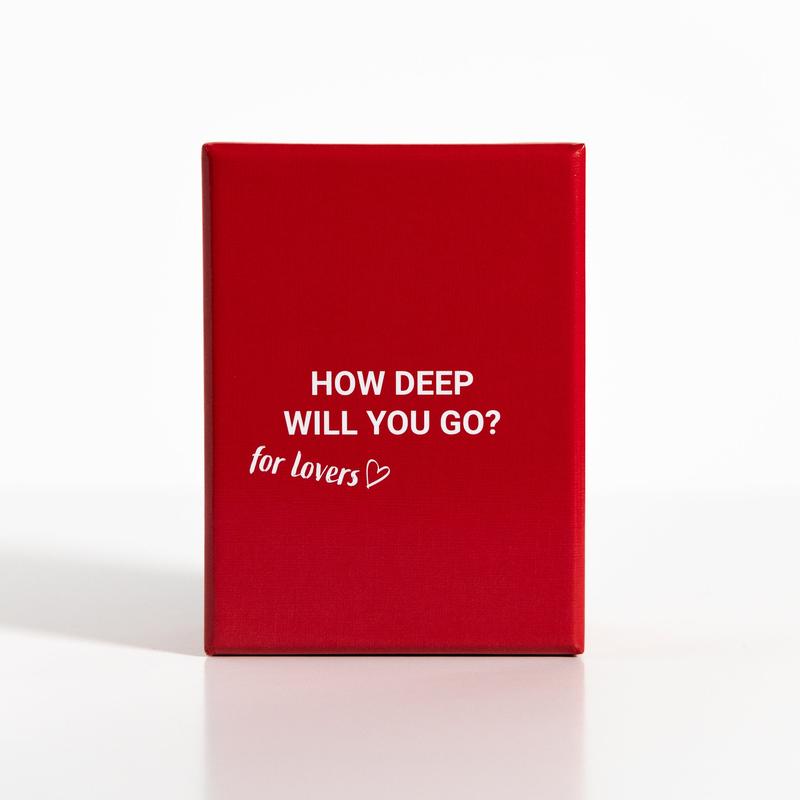 HOW DEEP WILL YOU GO? For Lovers - Deep Question Card Game For Couples To Deepen Connection