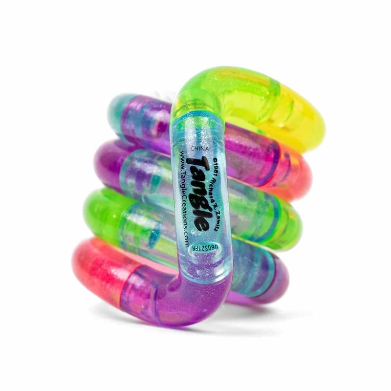 Tangle Jr. Crush Sensory Fidget Toy for Kids and Adults - Calming Tool for Nervous Energy and Improved Focus