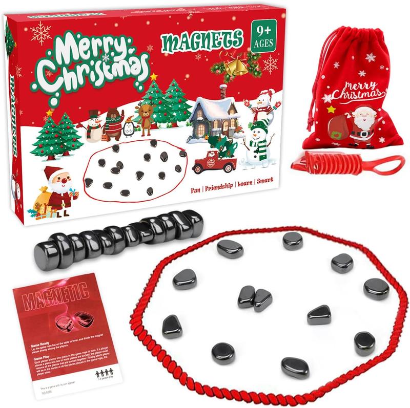 Magnetic Chess Game,Magnetic Chess Fun Family Games for Kids and Adults,Magnetic Stones,Table Top Magnetic Board Game