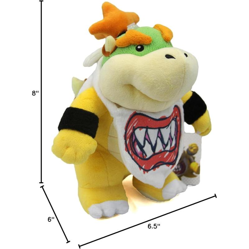 Little Buddy Super Mario All Star Collection 1424 Bowser Jr. Stuffed Plush, 8