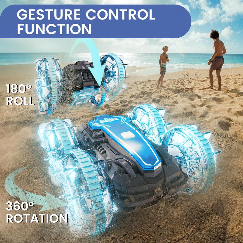 Double-sided Dual Control 2.4g Electric Vehicles Car, 360° Rotating Offroad Monster Hobby Racing Car, High Speed Rolling Stunt Car, Waterproof Rollover Twisting Remote-control Car, Rotating Anti-collision Electric Drift Car, RC Car Toys, Summer Gifts