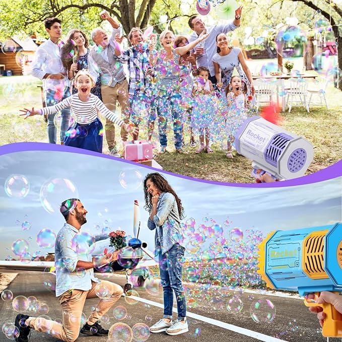 Bubble Machine,69 Holes Bubbles Machine for Adults Kids, Outdoor Toys for Kids Bubble Makers,Gifts for 4-12 Year Old Boys and Girls,Adults Birthday Wedding Party Outdoor Toy . bubble machine