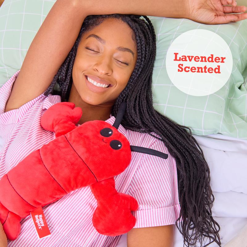 Menstruation Crustacean Lobster Plush Stuffed Toys  Lavender Scented Heating Pad For Period Cramps & Muscle Pain Gentle Gift