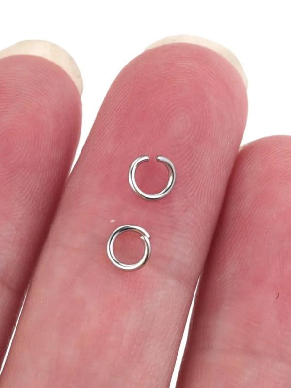 Stainless Steel Open Jump Ring for Jewelry Making (200pcs), Simple DIY Jewelry Accessories for Women & Girls, DIY Jewelry Making Supplies