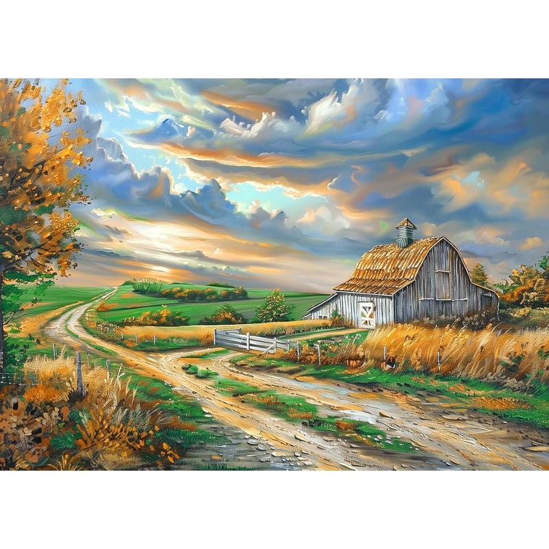 1000 Pieces Jigsaw Puzzles for Adults Country Road Puzzle 1000 Pieces Puzzles for Adults 1000 Pieces Jigsaw Puzzles Countryside 1000 Pieces for Adults Jigsaw Puzzles 1000 Pieces, Puzzles 1000 Piece