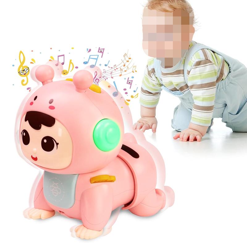 Crawling Musical Toys Learn Crawl Walk, Tummy Play Time Toys Boys Girls Christmas Gifts