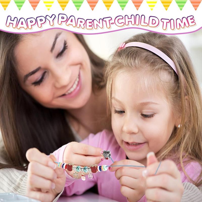 Girls Charm Bracelet Making Kit: A Girls Unicorn Toy Gifts  For Girls Making Kit 8-12 Crafts for Girls That Imagination Self-Expression and Inspires Creativity