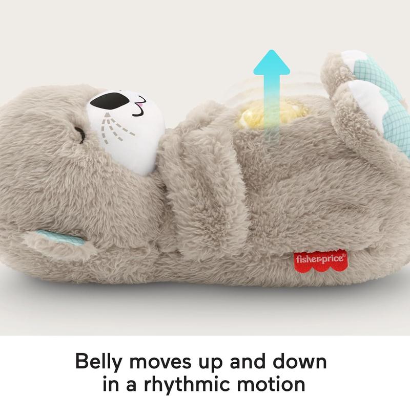 Anxiety Relief Plush Animal Breathing Relief Plush Animal Baby Sound Machine with Sensory Details Music Lights and Rhythmic Breathing Movements