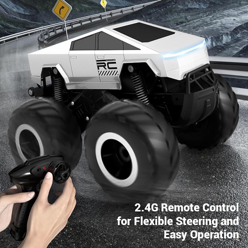 1:16 Waterproof Remote Control Car, 4WD Remote Control Off-road Pickup Truck, Outdoor Toy Vehicle, Birthday Gift for Kids