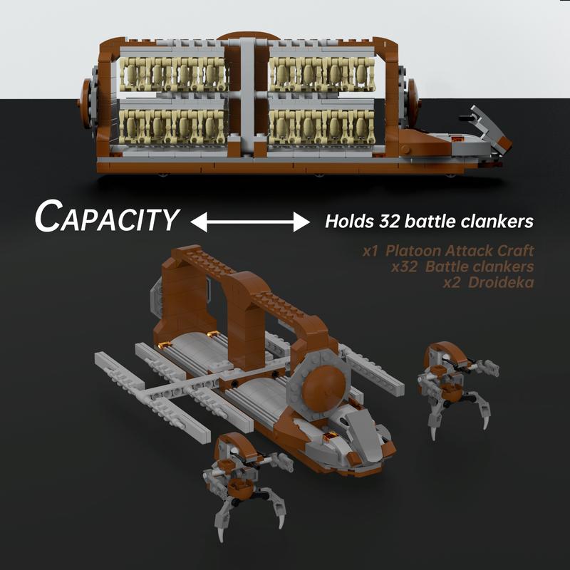 (539 pcs) Classic Star Movie Battle Soldiers Transport Building Blocks Set, Perfect Christmas & Halloween Gifts for Kids