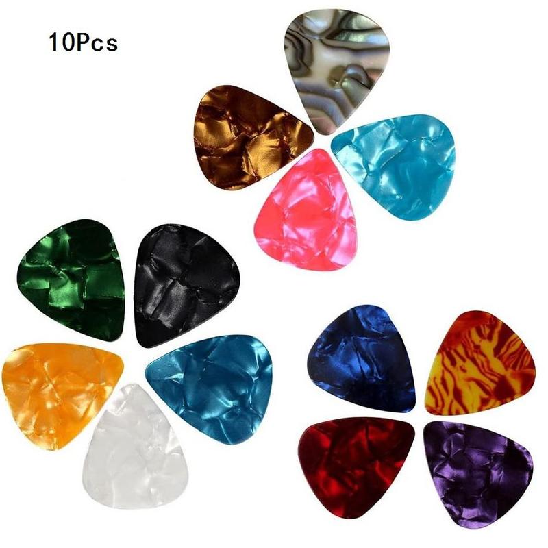 1 Set Random Color Guitar Pick, Ukulele Guitar Pick Plectrums, Suitable for Bass Electric Guitar Musical Gift for Friends Guitar Lovers Guitarists Rockers Musicians