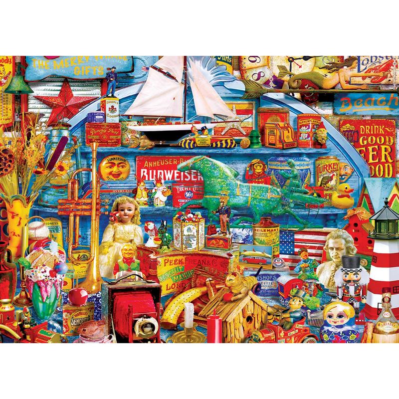 MasterPieces - Flashbacks - Antiques & Collectibles 1000 Piece Jigsaw Puzzle