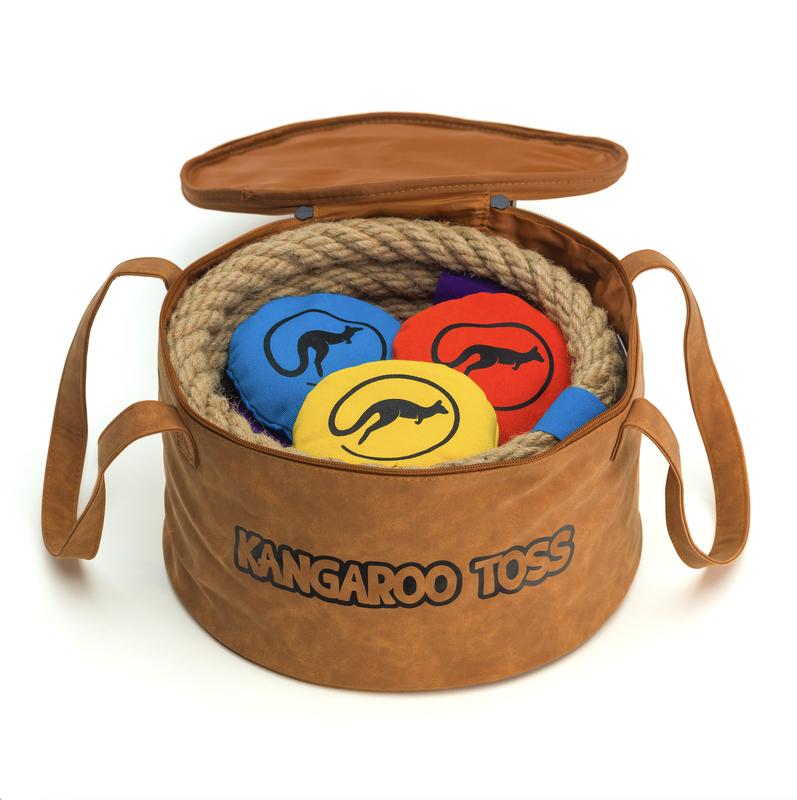 KANGAROO TOSS: Official Set - Outdoor Games-Beach Toys-Yard Games-Backyard Games-Lawn Games-Camping-Ladder Toss-Bocce-Cornhole- for Adults and Family