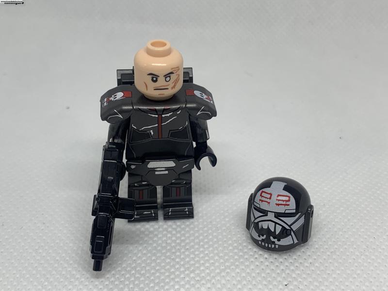 Bad Batch Minifigures Star Clone Wars Clone Trooper Hunter Wrecker Tech Echo Crosshair