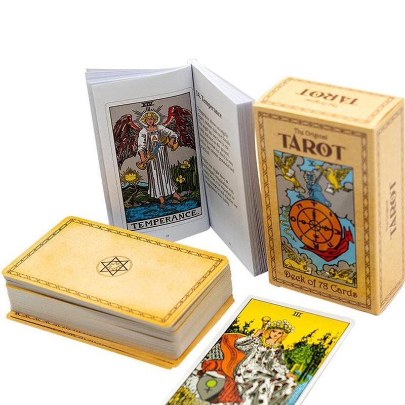 The Original Tarot Cards Deck with Guide Book for Beginners, Improved Alternative to Rider Waite Tarot Deck