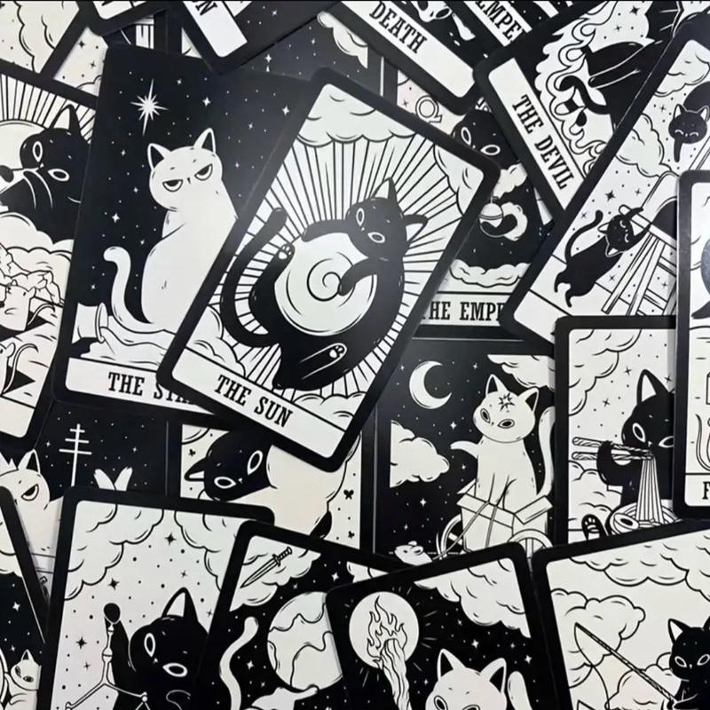 78 piece Kitten tarot cards deck